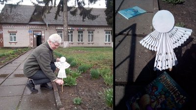 На Житомирщині створили вуличну експозицію у пам'ять про дітей, котрі загинули під час війни
