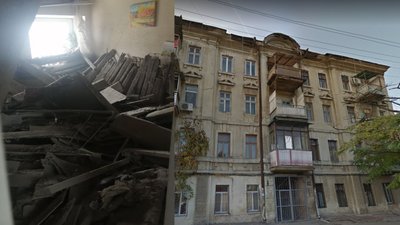 В Одесі обвалилася стеля чотириповерхового житлового будинку: ніхто не травмувався