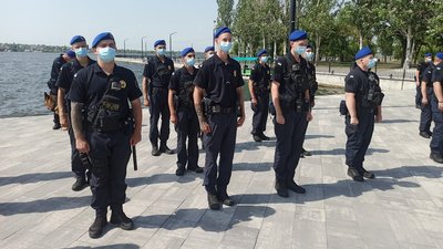 У Миколаєві 11 нацгвардійців уперше заступають на службу з охорони громадського порядку