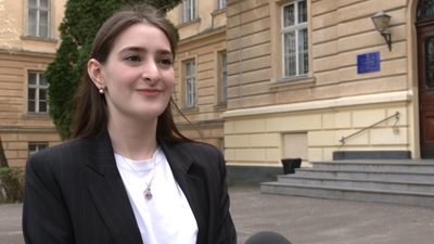 Студентка Львівського медичного університету Марія Яшвілі Студентка Львівського медичного університету Марія Яшвілі