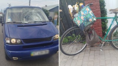 Автівка, ДТП, аварія, велосипед, Рожнятів