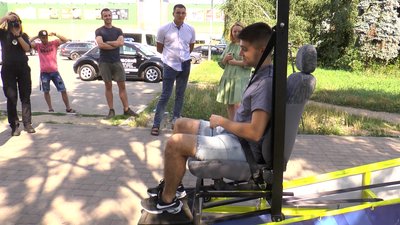 У Франківську організували акцію, щоб привернути увагу до використання пасків безпеки