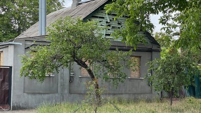 Приватний будинок у Слов'янську після обстрілу 31 травня 2026 року