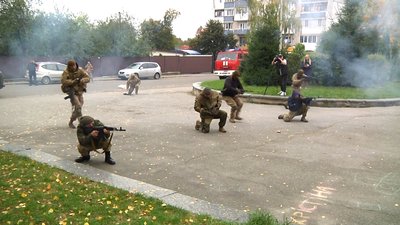 У Житомирі резервісти відпрацювали комплекс навчань з охорони та оборони державних об'єктів