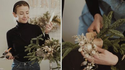 Як створити новорічну композицію своїми руками. СУСПІЛЬНЕ | ВІДЕОНОВИНИ Як створити новорічну композицію своїми руками. СУСПІЛЬНЕ | ВІДЕОНОВИНИ