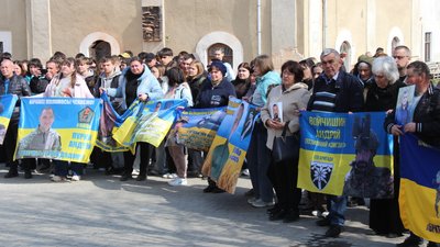 Прапор надії, полон, Бережани, 26 березня 2026, Тернопіль