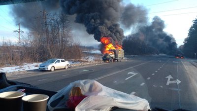 Обстріл на Сумщині Обстріл на Сумщині