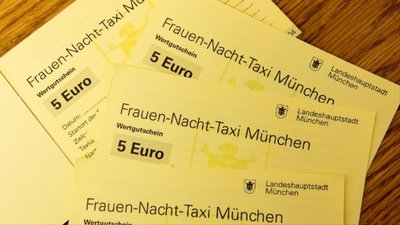 У Мюнхені жінки отримуватимуть часткову компенсацію за поїздки на таксі вночі У Мюнхені жінки отримуватимуть часткову компенсацію за поїздки на таксі вночі