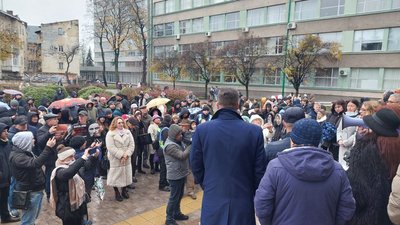 Мітинг біля Львівської політехніки, 20 листопада 2023 року Мітинг біля Львівської політехніки, 20 листопада 2023 року