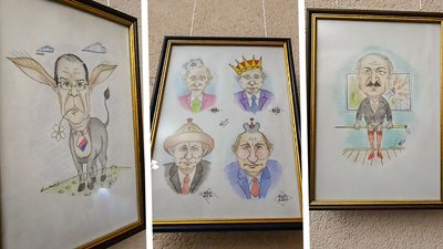 "Остогидлі сусіди". У Кропивницькому відкрили виставку карикатур "Остогидлі сусіди". У Кропивницькому відкрили виставку карикатур