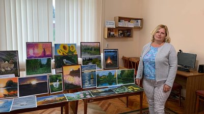 У громаді на Тернопільщині представили роботи художників-аматорів У громаді на Тернопільщині представили роботи художників-аматорів