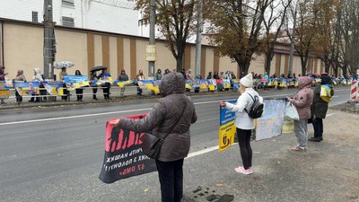 Учасники акції на підтримку військовополонених та зниклих безвісти, Хмельницький