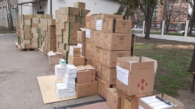 На Харківщину доставили вантаж з медичними матеріалами