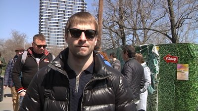 Забудова на схилах Траси здоров'я: мешканці Одеси влаштували акцію протесту Забудова на схилах Траси здоров'я: мешканці Одеси влаштували акцію протесту