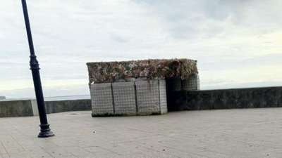В Євпаторія зафіксовано вогневі позиції на набережній