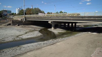 Понизили рівень води в Інгулі