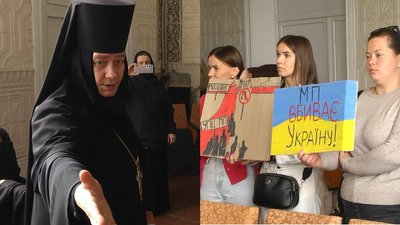 Виступ ігумені і плакати: у Зимнівській громаді на Волині повторно голосували за заборону УПЦ МП