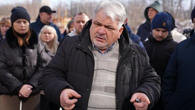 Юрій Сімків, Франківськ, мирна акція протесту