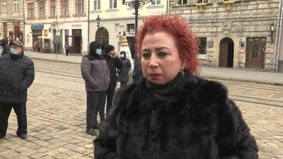 У центрі Львова пікетують підприємці
