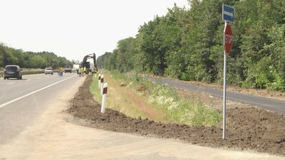 На Хмельниччині будують першу велопішохідну доріжку вздовж траси На Хмельниччині будують першу велопішохідну доріжку вздовж траси