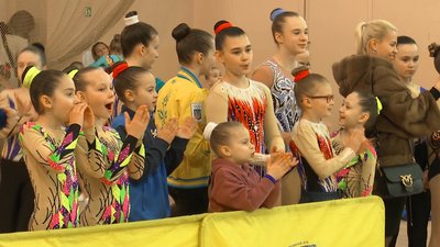 У Сумах відбулись змагання зі спортивної аеробіки У Сумах відбулись змагання зі спортивної аеробіки