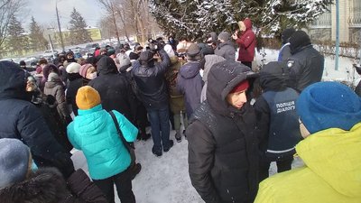 Жителі Житомира втретє вийшли протестувати проти підвищення тарифів