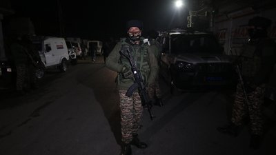 Сили безпеки поблизу місця вибуху в Індії
