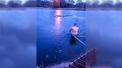 "Ви мене врятуєте?" Житель Новоукраїнки витягнув з води школяра, який провалився під кригу