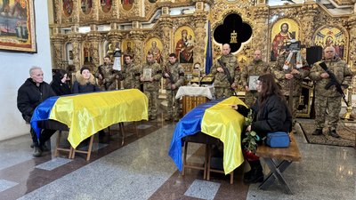 У Полтаві 2 березня провели панахиду за військовими Соколом та Єфремовим