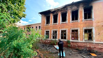 Пожежа у будівлі чернігівської школи: поліція відкрила провадження