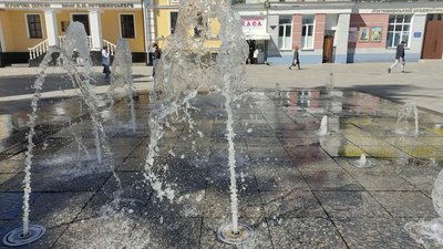 У Житомирі почали працювати фонтани У Житомирі почали працювати фонтани