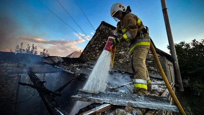 46-річна жінка травмувалася в пожежі на Миколаївщині