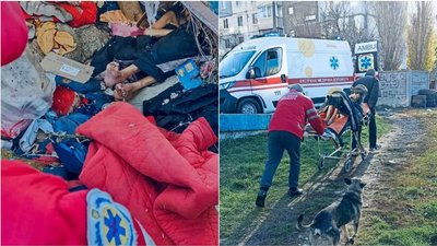У Кропивницькому в купі сміття знайшли ледь притомного чоловіка без одягу У Кропивницькому в купі сміття знайшли ледь притомного чоловіка без одягу