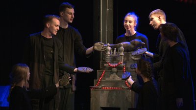 На сцені зіграли львівські та харківські актори