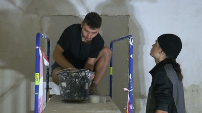 На Прикарпатті волонтери БУР-табору ремонтують підвал школи для вимушених переселенців На Прикарпатті волонтери БУР-табору ремонтують підвал школи для вимушених переселенців