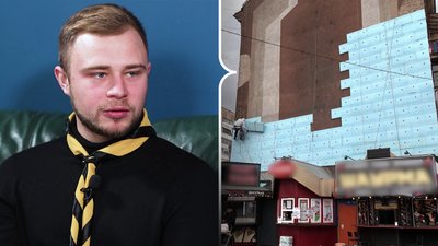 Пластун Андрій Трофімчук висловив думку про мурал на честь військового Тараса Давидюка