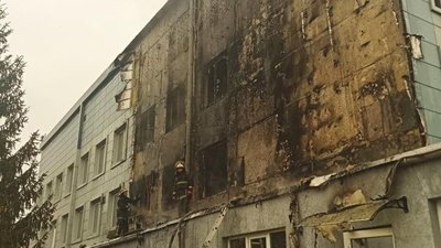 На м'ясокомбінаті у Харкові сталася пожежа На м'ясокомбінаті у Харкові сталася пожежа