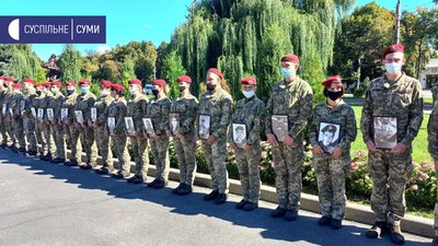 У Сумах згадали військових 27-ї артбригади, які загинули на Луганщині у 2014 році