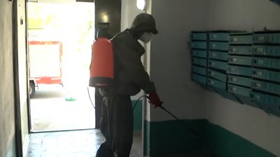 Каховка: перший день карантину
