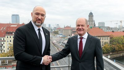 Шмигаль під час зустрічі з Шольцом обговорив питання використання заморожених російських активів