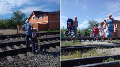 Кропивничани просять облаштувати пішохідний перехід через залізничні колії