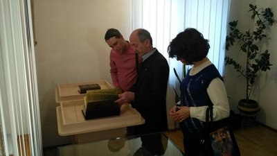 Факсимільні видання Євангелій XI-XIV століть презентували у Луцьку. Факсимільні видання Євангелій XI-XIV століть презентували у Луцьку.