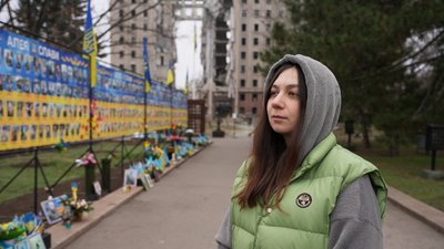 Одна зі співорганізаторів акцій Христина Одна зі співорганізаторів акцій Христина
