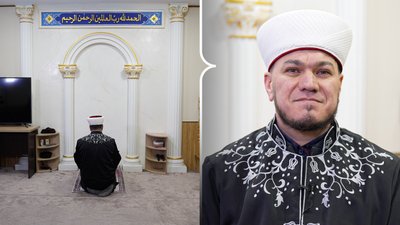 Кримський татарин Мухаммад Мамутов, який очолює мусульманську спільноту у Чернівцях