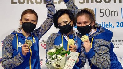 Україна виграла історичне "золото" у жіночій команді на Євро зі стрільби
