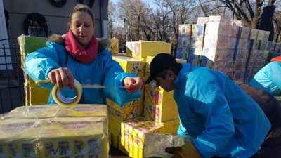 В Одесі планують встановити рекорд з "Найбільшої гори подарунків" В Одесі планують встановити рекорд з "Найбільшої гори подарунків"