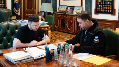 Президент Володимир Зеленський та Кирило Буданов