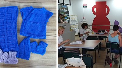 Охочих можемо навчити. У Кропивницькому плели речі для недоношених малюків
