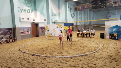 У Сумах спортсмени змагалися на Всеукраїнському турнірі з пляжної боротьби