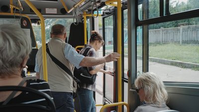 Пасажири маршрутки